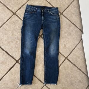 Silver Jeans Dark Blue Ankle Jeans